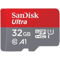 Atmiņas karte SanDisk Ultra microSDHC, 32GB, UHS-I, U1, V10, Class 10, ar adapteri