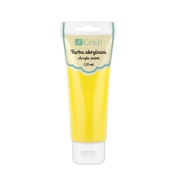 Akrila krāsa 120ml, dzeltena
