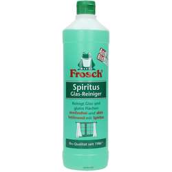 Tīrīšanas līdzeklis stikla virsmām Frosch ar spirtu, uzpilde, 1L