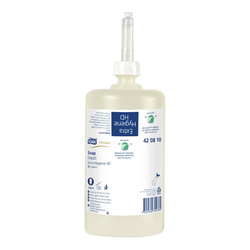 Šķidrās ziepes turētājiem Tork S1, Premium Extra Hygiene antibakteriālas, 1L