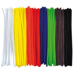 Šenila stieple, 3mm, asorti, 100gab., Playbox