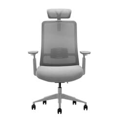 Biroja krēsls VANE HD, auduma tonis pelēks, melna pamatne