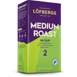 Kafija, maltā, Lofbergs Medium Roast In Cup, 500g