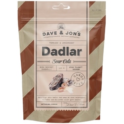 Dateles ar garšu, Sour cola, Dave & Jon’s, 125g