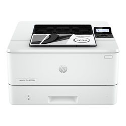 Lāzerprinteris melnbaltais HP LaserJet Pro 4002dn, balts
