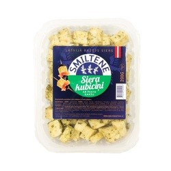 Siera kubiciņi ar pesto, Smiltene, 200g