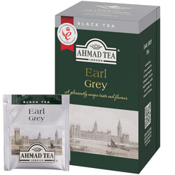 Tēja Ahmad, melnā, Earl Grey, 20 gab