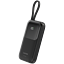 Ārējās uzlādes akumulators Canyon OnPower 101 Power Bank, 10000mAh, 22.5W, ar USB-C kabeli, melns (1)