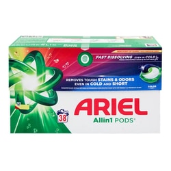 Veļas mazgāšanas kapsulas Ariel All in 1, Color, 38 gab.