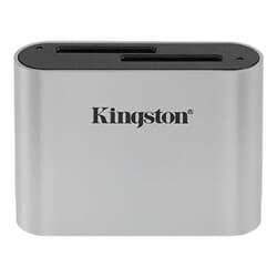 Karšu lasītājs Kingston Workflow SD, USB 3.2 Gen 1., pelēks