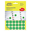 Uzlīmes apaļas Avery Zweckform, d=18mm, zaļas, 22 loksnes (1)