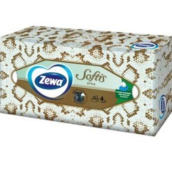 Kosmētiskās salvetes, Zewa Softis, F1, 4 slāņi, 80 loksnes/iep.