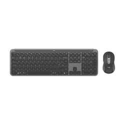 Klaviatūra un pele Logitech Signature Slim MK950, bezvadu, melna