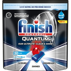 Trauku mašīnu tabletes Finish Quantum Ultimate, Regular, 30gab