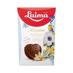 Zefīrs šokolādē, sirds formas, vaniļas, Maigums, 135g
