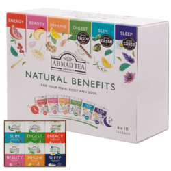 Tēja Ahmad, izlase, Natural Benefits 60gab