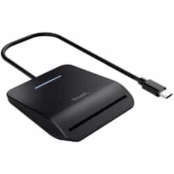 ID Karšu lasītājs Trust Primo ID Smart Card Reader, Type C, melns