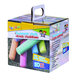 Skolas krīts, asorti,  Gimboo XXL, 20gab.