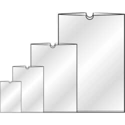 Kabata dokumentiem, A4, vaļēja augšējā mala, caurspīdīga, Esselte