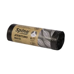 Atkritumu maisi, melni, 12mikr., Spino, 20L/20gab.