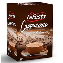 Kapučino La Festa ar šokolādes garšu, 12.5g x 10gab
