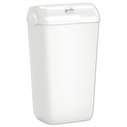 Atkritumu tvertne Grite 23L, balta
