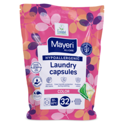 Veļas mazgāšanas kapsulas Mayeri, Hipoalerģiskas, Color, 32 gab.