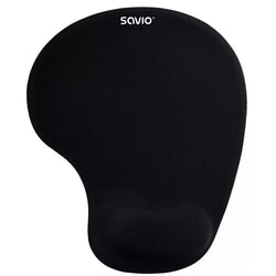 Peles paliktnis Savio, 230x190x18mm, gēla, melns