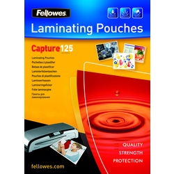 Kabatas laminēšanai A6, 125 mikr., Fellowes, 100gab.