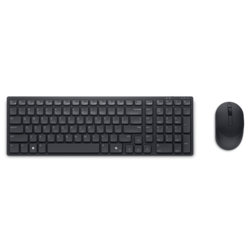 Klaviatūra un pele Dell Silent KM555, ENG/RUS, bezvadu, melna