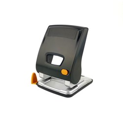 Caurumotājs ar 2 caurumiem, 30 lapām, melns, Smart