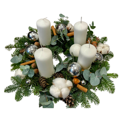 Vainags, adventes, ziemas spožums ~35cm