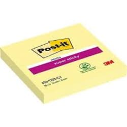 Līmlapiņas 76x76mm, dzeltenas, 90lp., Post-it Super Sticky