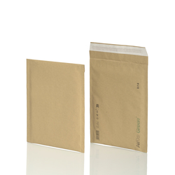 Aploksne sūtījumiem, papīra, brūna, polsterēta ar šūnu papīra pildījumu, Nr.14/D, Airpro Green, 1 ga