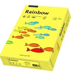 Krāsains papīrs A4 Rainbow Nr.12, gaiši dzeltens, 120g/m², 250 loksnes
