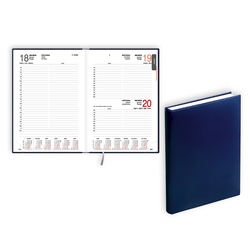 Plānotājs Manager, āda, zils, BPG (20010404)