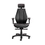 24 stundu krēsls Rapthor, ādas apdare melna, melna pamatne (1)
