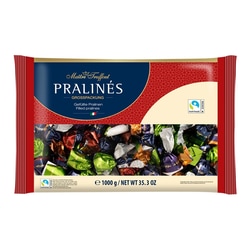 Konfektes, pralinē asorti piena šokolādē, 1kg