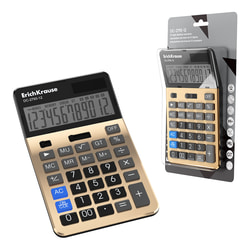 Galda kalkulators Erich Krause DC-2793-12, zelta