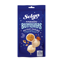 Piparkūku bumbiņas baltajā šokolādē, Selga, 150g