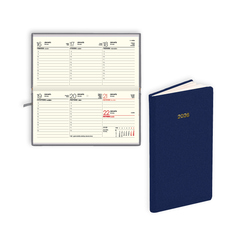 Plānotājs Lady, mākslīgā āda ar tekstūru, zils, BPG (10030704)