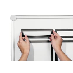 Rāmis A3 virsrakstam, magnētisks, 5gab., melns, Durable Duraframe Magnetic TOP