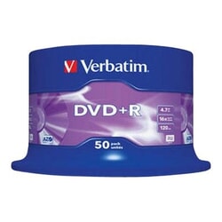 Matricas DVD+R Verbatim AZO, 4.7GB, 16x, 50gab.