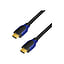 Video kabelis Logilink HDMI - HDMI 2.0, ar Ethernet, 1m, melns (1)