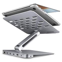 Dokstacija/statīvs HMC-STND USB-C, 7in1, 60 cm, pelēka