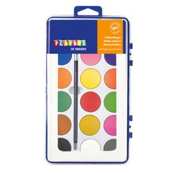 Akvareļkrāsas, 18 krāsas, Playbox