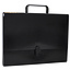 Mape portfelis ar rokturi A4, melns, kartona, Office Products (1)