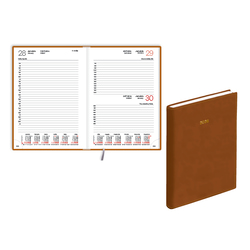 Plānotājs Manager, mākslīgā āda ar tekstūru, brūns, BPG (2001603)