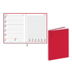 Plānotājs Quadro basis flex, sarkans, BPG (20370206)