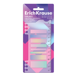 Marķēšanas indeksi dažadi izmēri, 160lp, plastikāta, Galaxy, Erich Krause